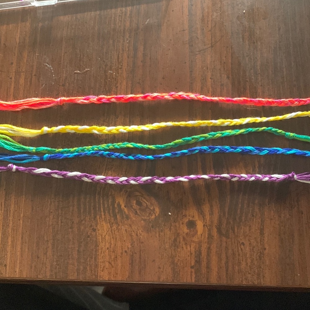 Friendship braided bracelets